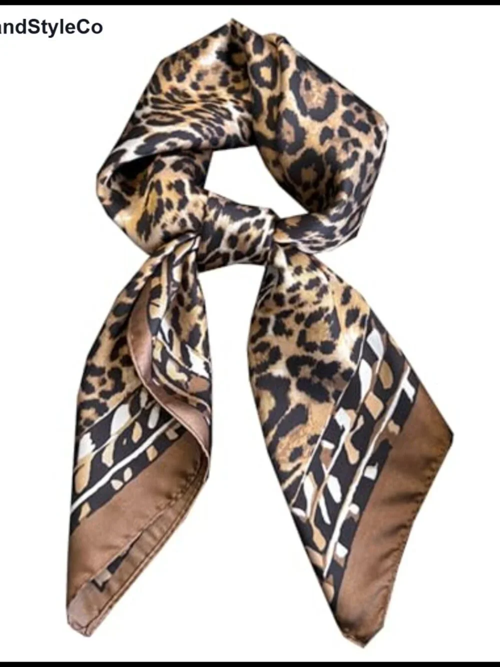 Satin Hair Scarf for Women - Square Silk Bandana Neck Scarf, Versatile Accessory